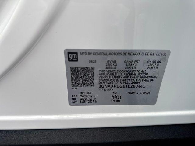 new 2026 Chevrolet Equinox car, priced at $34,041