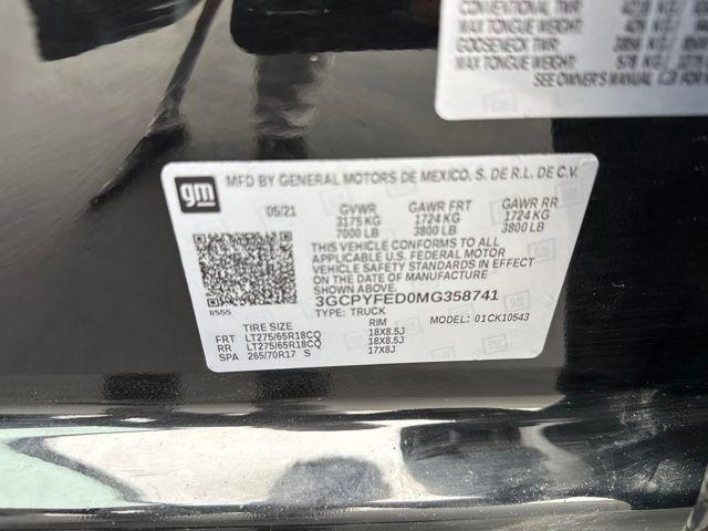 used 2021 Chevrolet Silverado 1500 car, priced at $32,472