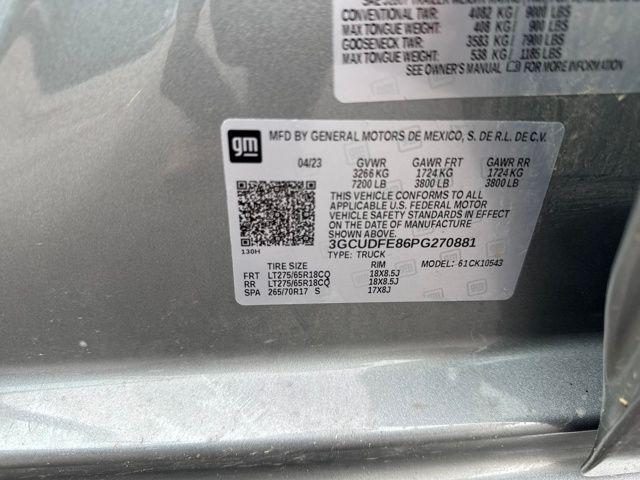 used 2023 Chevrolet Silverado 1500 car, priced at $48,498