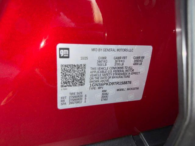 new 2026 Chevrolet Tahoe car, priced at $78,215