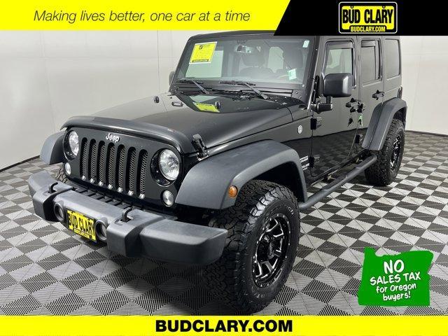 used 2017 Jeep Wrangler Unlimited car, priced at $18,634