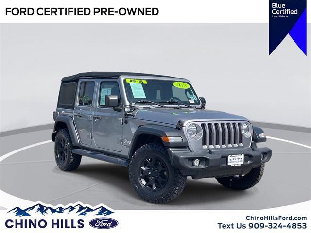 used 2018 Jeep Wrangler Unlimited car, priced at $17,900