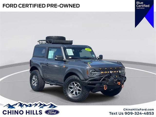 used 2021 Ford Bronco car, priced at $38,500