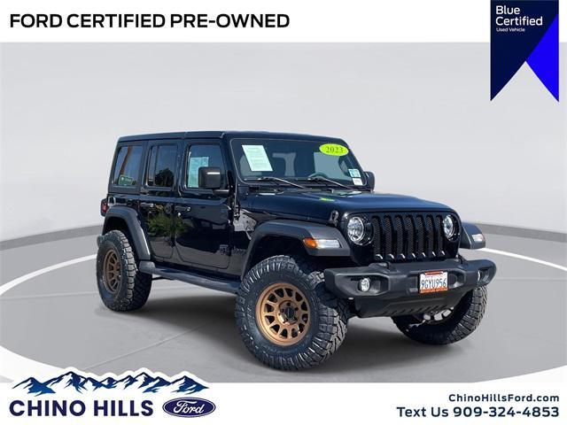 used 2023 Jeep Wrangler car, priced at $31,100
