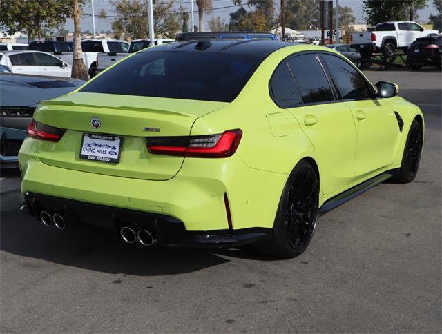 used 2023 BMW M3 car, priced at $77,752