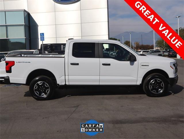 used 2022 Ford F-150 Lightning car, priced at $45,500