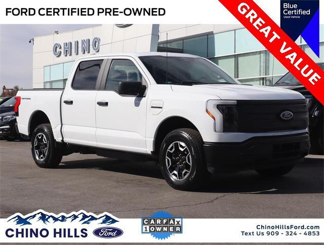 used 2022 Ford F-150 Lightning car, priced at $45,500