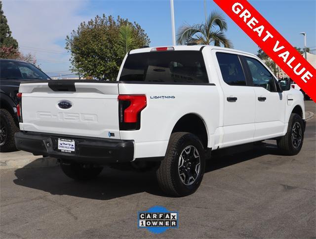 used 2022 Ford F-150 Lightning car, priced at $45,500