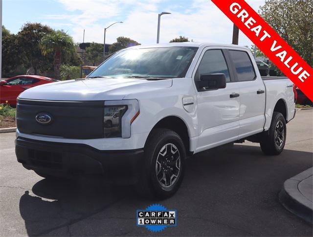 used 2022 Ford F-150 Lightning car, priced at $45,500