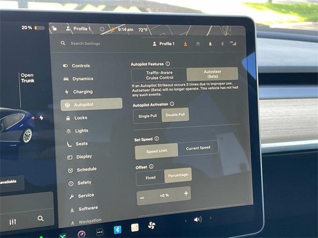 used 2022 Tesla Model 3 car, priced at $17,000