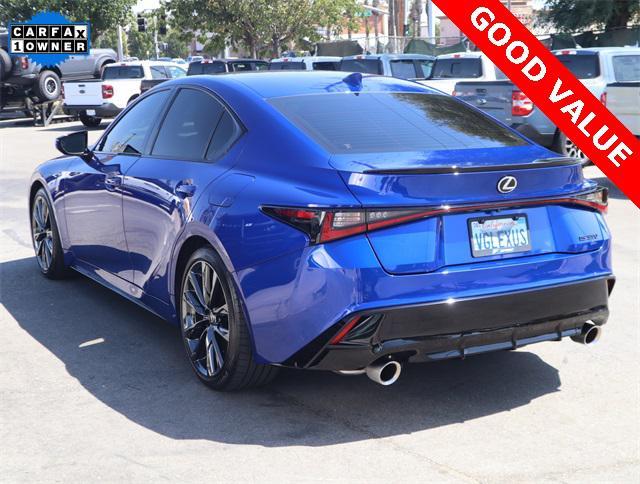 used 2023 Lexus IS 350 car, priced at $42,500