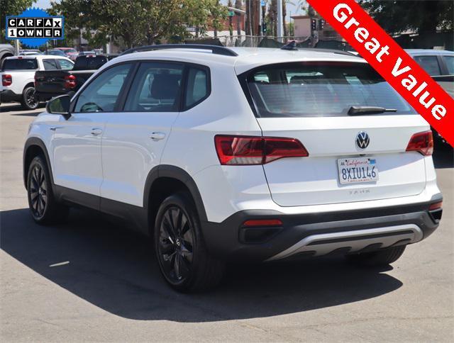 used 2022 Volkswagen Taos car, priced at $20,000