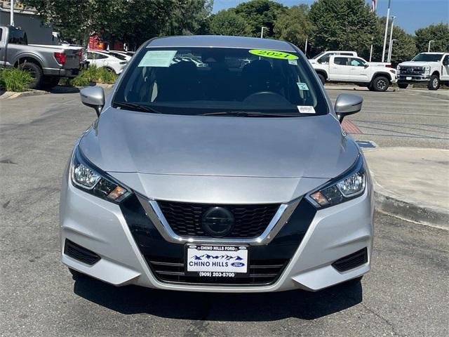 used 2021 Nissan Versa car, priced at $12,439