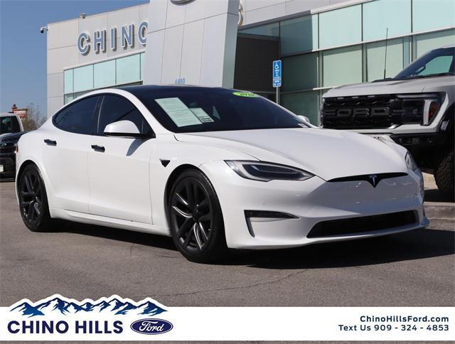 used 2021 Tesla Model S car, priced at $44,689