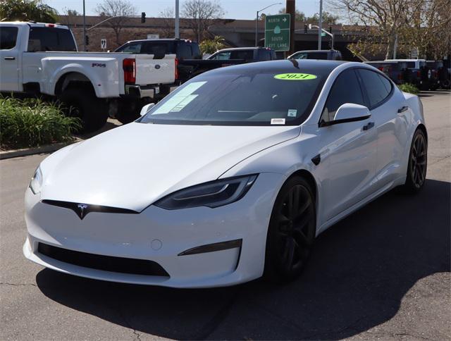 used 2021 Tesla Model S car, priced at $44,689