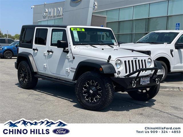 used 2015 Jeep Wrangler Unlimited car, priced at $15,000