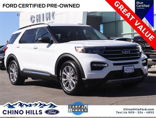 used 2021 Ford Explorer car, priced at $27,624