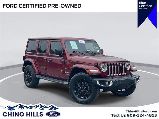used 2021 Jeep Wrangler Unlimited 4xe car, priced at $23,100