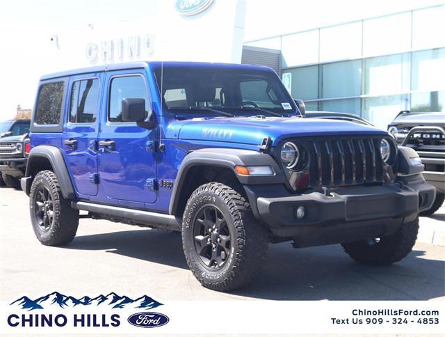 used 2020 Jeep Wrangler Unlimited car, priced at $32,762