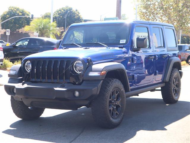 used 2020 Jeep Wrangler Unlimited car, priced at $32,762