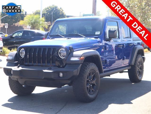 used 2020 Jeep Wrangler Unlimited car, priced at $27,287