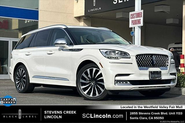 used 2022 Lincoln Aviator car, priced at $51,788