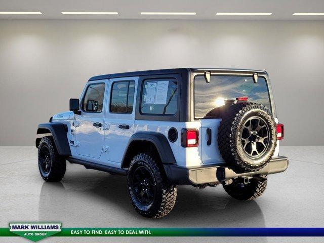 used 2021 Jeep Wrangler Unlimited car, priced at $31,798