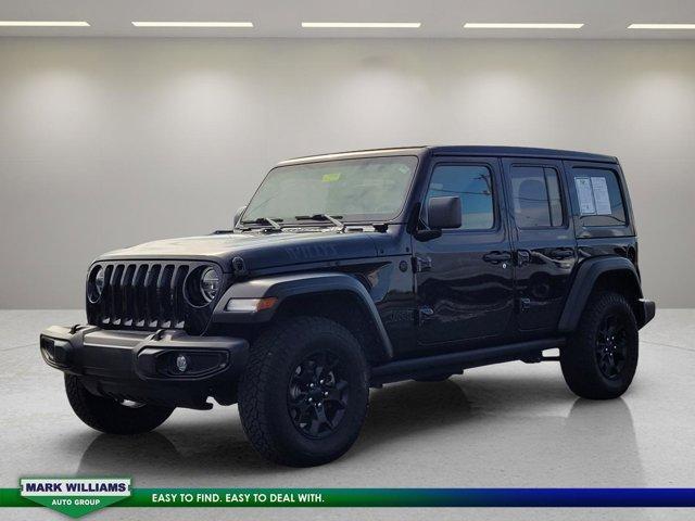 used 2021 Jeep Wrangler Unlimited car, priced at $23,021