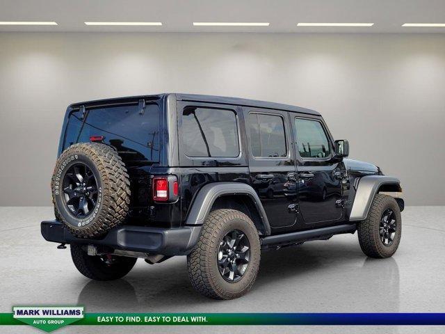 used 2021 Jeep Wrangler Unlimited car, priced at $23,021