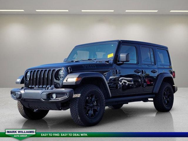 used 2021 Jeep Wrangler Unlimited car, priced at $25,600