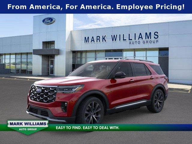 new 2025 Ford Explorer car, priced at $57,217