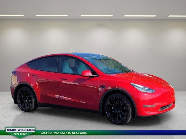 used 2021 Tesla Model Y car, priced at $27,607