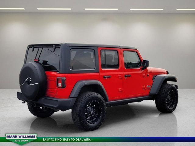 used 2018 Jeep Wrangler Unlimited car, priced at $24,698