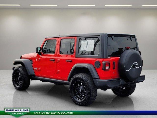 used 2018 Jeep Wrangler Unlimited car, priced at $24,698