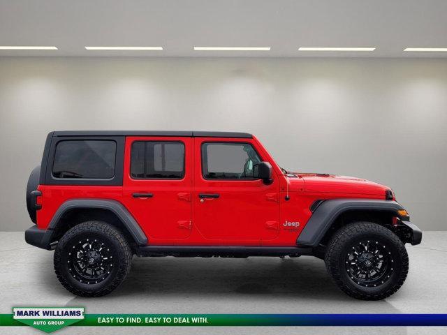 used 2018 Jeep Wrangler Unlimited car, priced at $24,698
