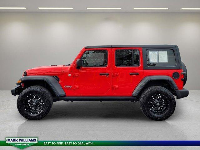 used 2018 Jeep Wrangler Unlimited car, priced at $24,698