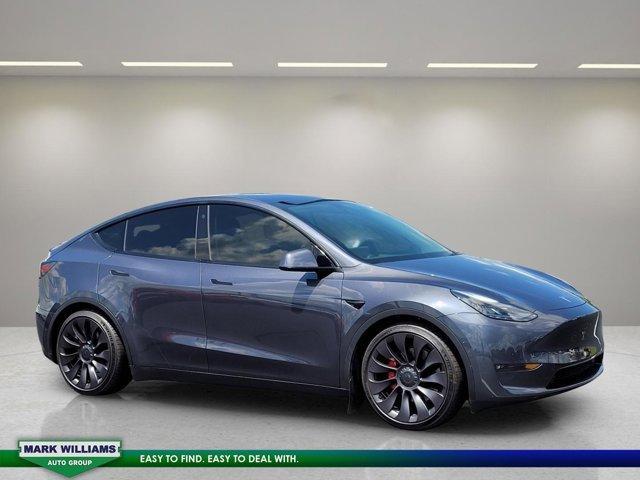 used 2021 Tesla Model Y car, priced at $27,998