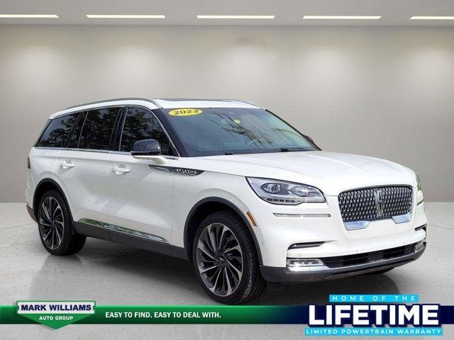 used 2022 Lincoln Aviator car, priced at $51,498