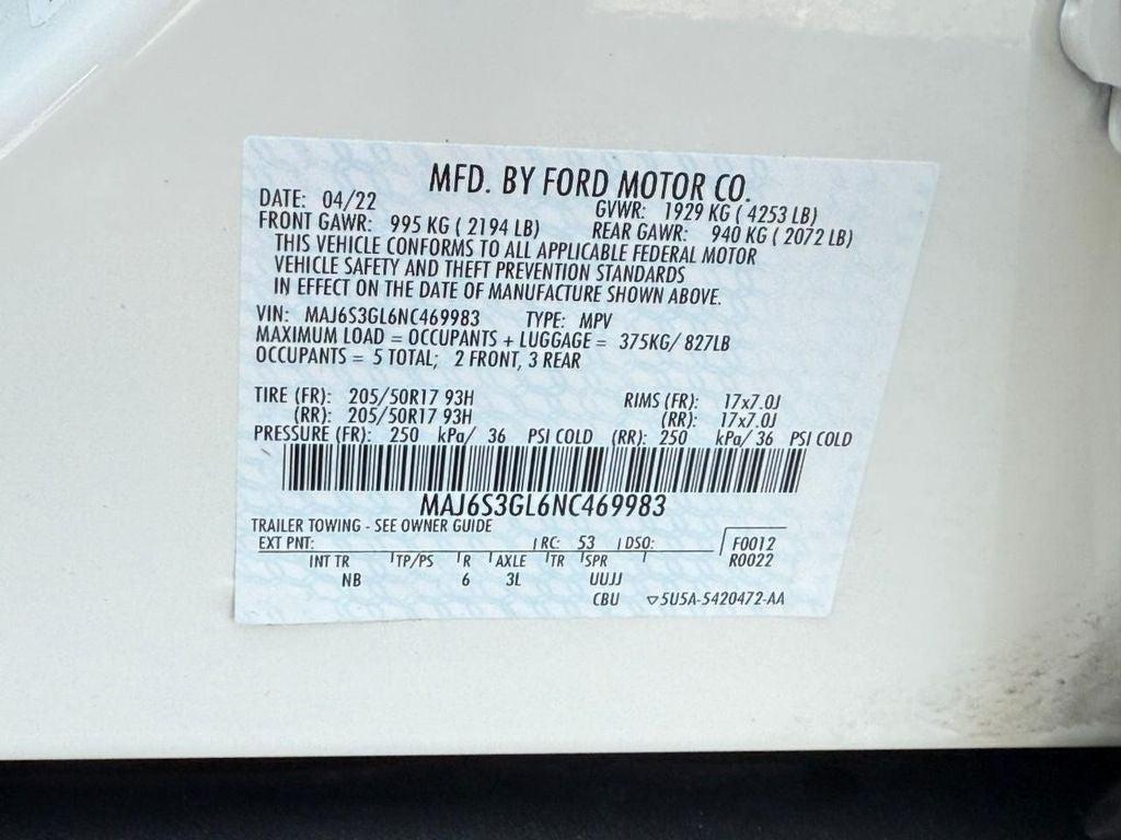 used 2022 Ford EcoSport car, priced at $19,950