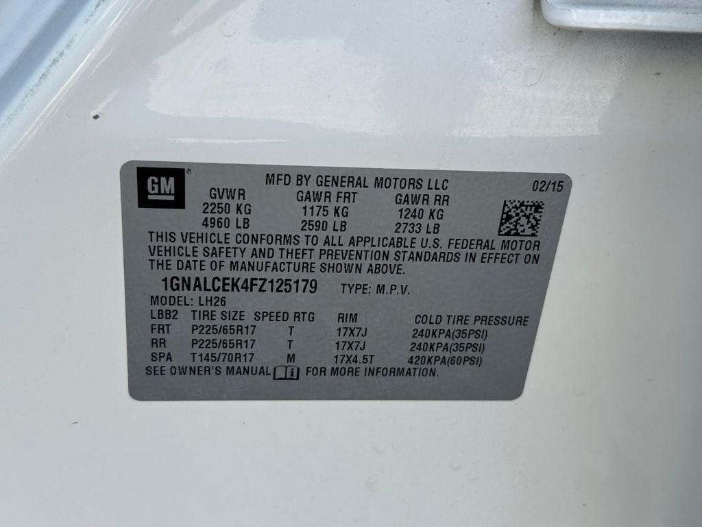 used 2015 Chevrolet Equinox car, priced at $12,000