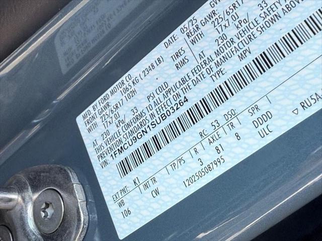 new 2025 Ford Escape car, priced at $31,165