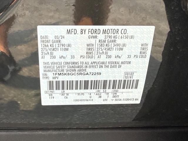 used 2024 Ford Explorer car, priced at $49,029
