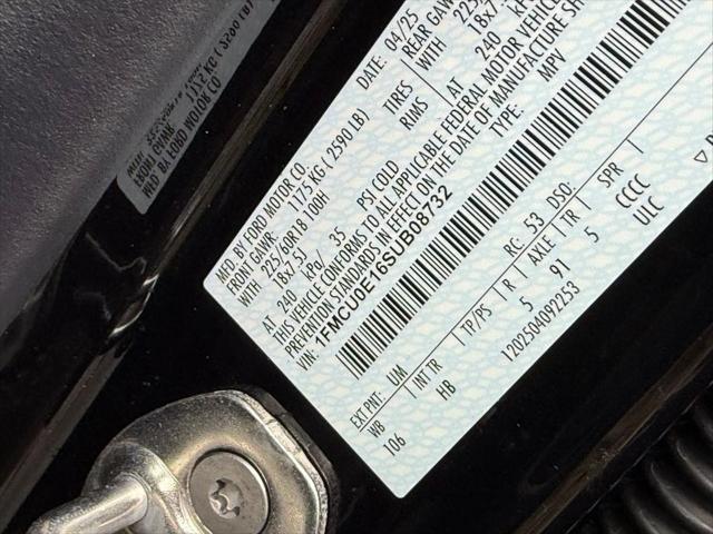 new 2025 Ford Escape PHEV car, priced at $34,823