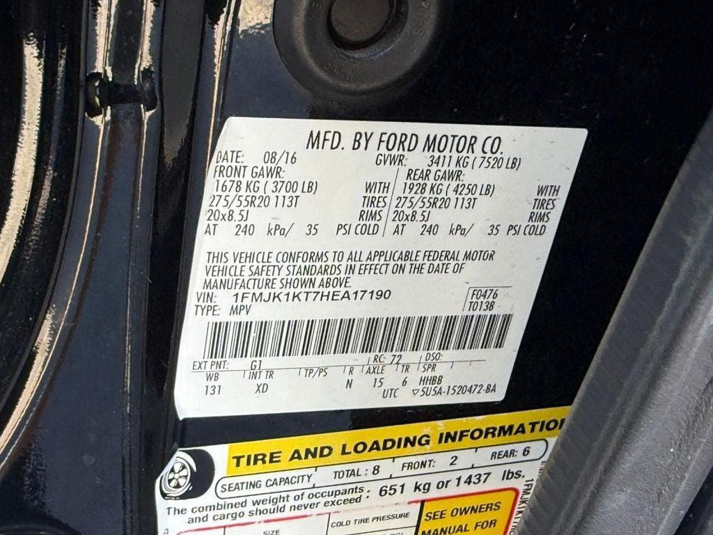 used 2017 Ford Expedition EL car, priced at $18,980