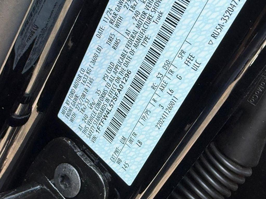 new 2025 Ford F-150 car, priced at $65,310