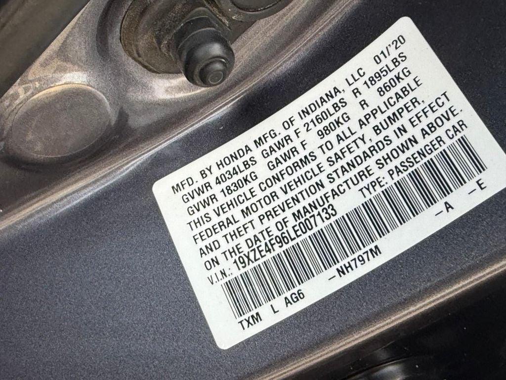 used 2020 Honda Insight car, priced at $19,285