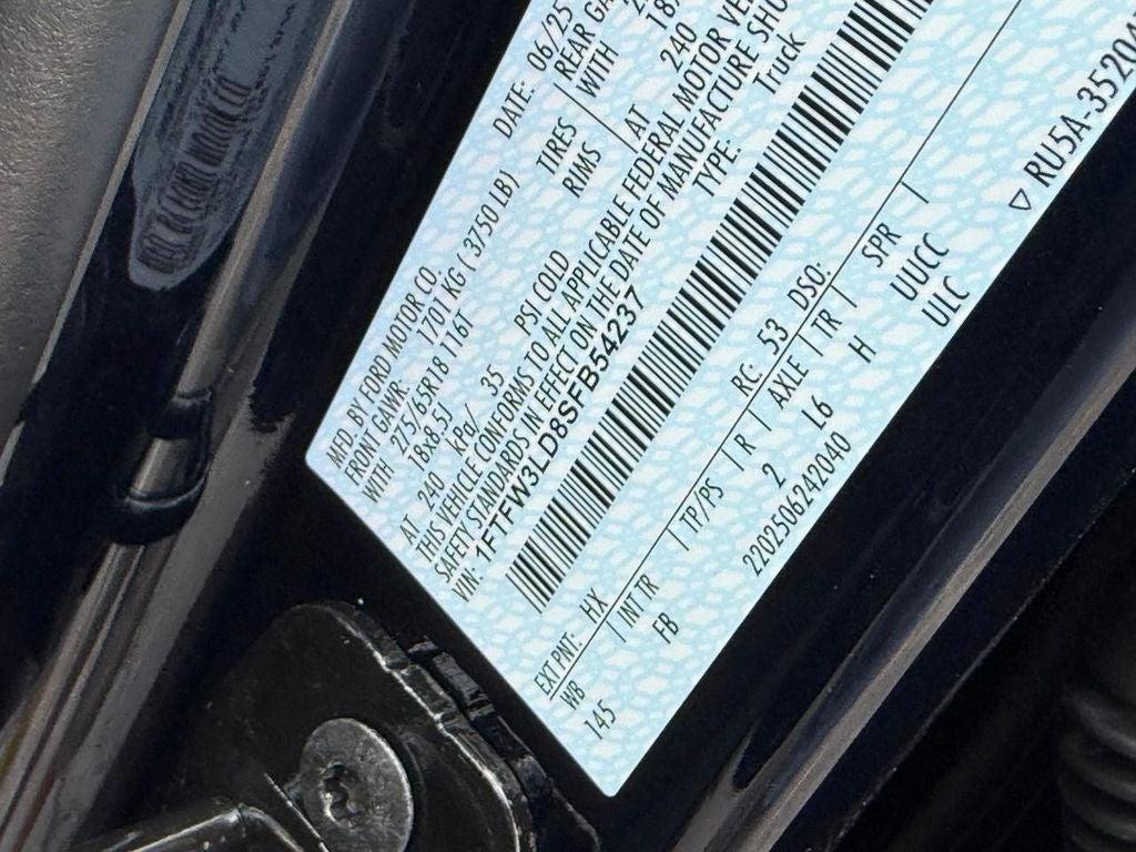 new 2025 Ford F-150 car, priced at $62,999