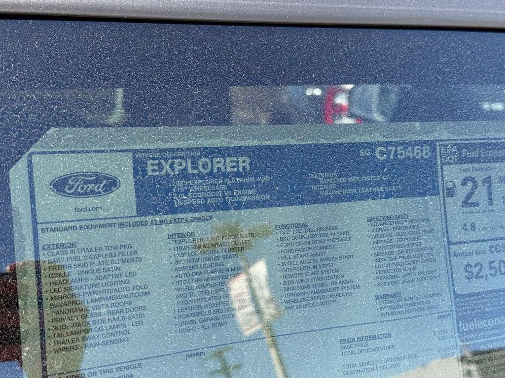 new 2025 Ford Explorer car, priced at $57,957