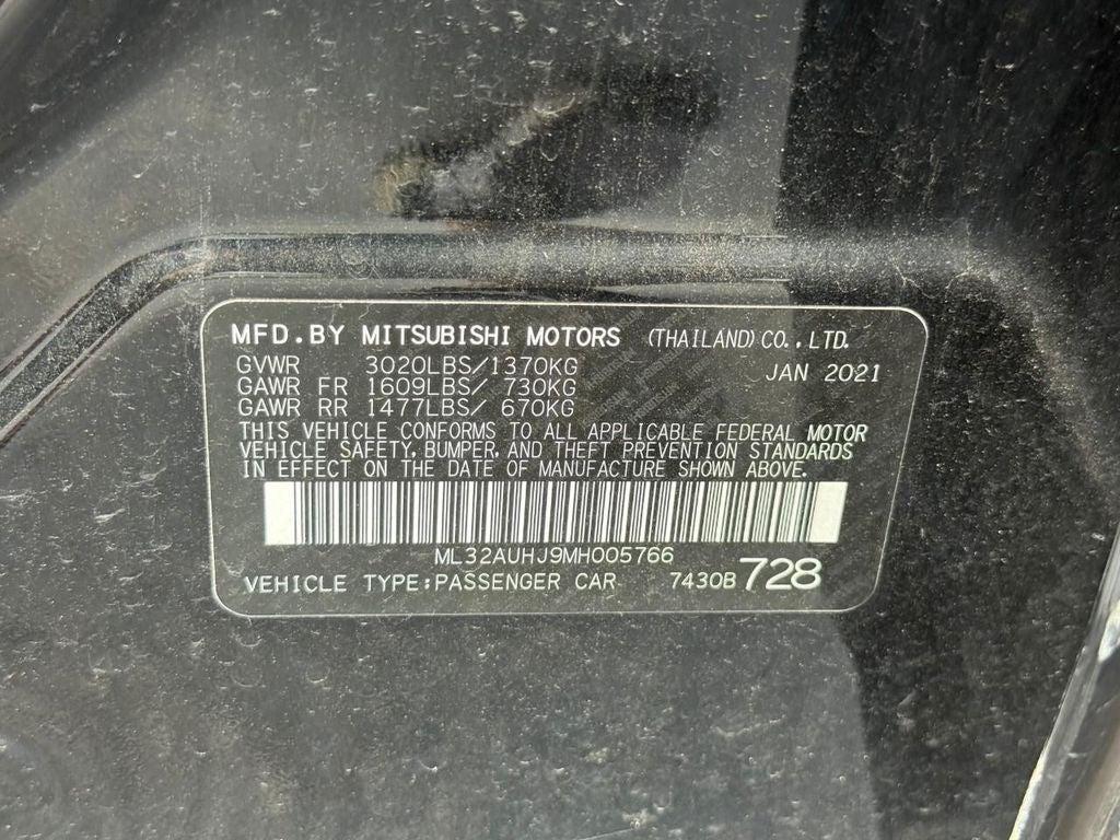 used 2021 Mitsubishi Mirage car, priced at $11,000