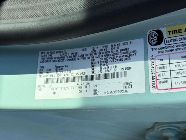 used 2017 Ford Fiesta car, priced at $11,408